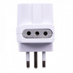 V-TAC 8722 adattatore per presa di corrente Tipo L (IT) Tipo L (IT) + Tipo F Bianco