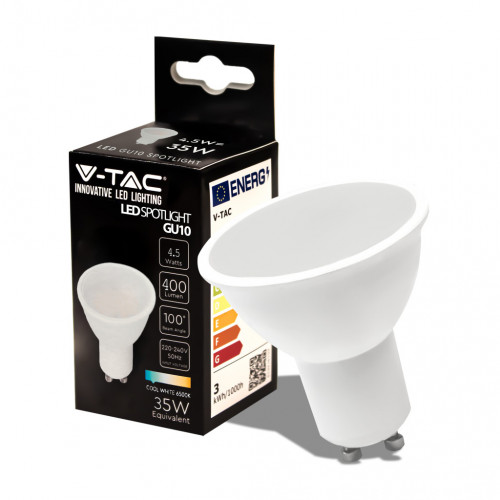 LED Spotlight SAMSUNG CHIP - GU10 4.5W Smooth...