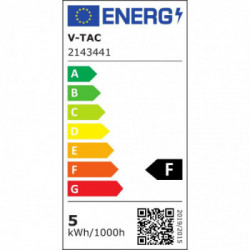 LED Bulb - 4.5W E27 Candle 6500K