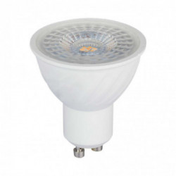 6.5W Gu10 Ripple Plastic Spotlight With Samsung Chip 3000K 110'D Dimmable