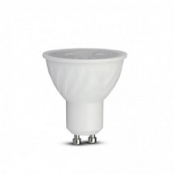 6W Gu10 Ripple Plastic Spotlight With Samsung Chip 4000K 38'D Dimmable