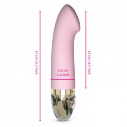 Mystim Right on Ron - Vibratore con Testa Piatta, 8 MOD, 5 Velocità, Impermeabile, Ricaricabile