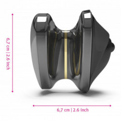 Mystim Heart's Desire E-Stim - Vibratore da Appoggio, 8 MOD, 5 Velocità, Impermeabile, Ricaricabile
