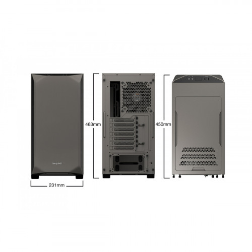 be quiet! BGW36 computer case Tower Grigio