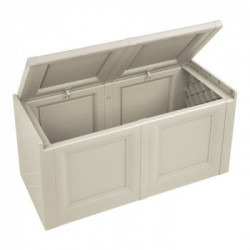 Baule multiuso senza separatore interno cm 86x40x42 in resina colore Angora - Omnimodus