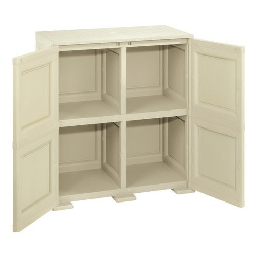 Mobiletto doppia anta 2 ripiani 79x43x85,5 in...