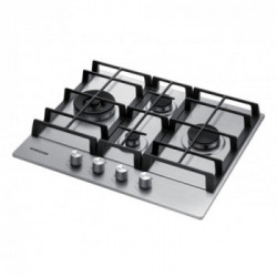 Samsung NA64H3031BS - Piano Cottura a Gas, 4 Fornello(i), 60 cm, Nero, Acciaio Inossidabile