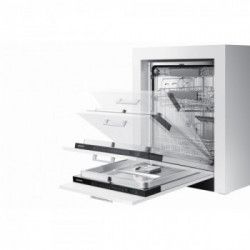 Samsung DW60A6090IB/ET - Lavastoviglie da Incasso a Scomparsa Totale, 14 Coperti, 60 cm, 3° cestello, CLasse E