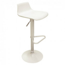 Sgabello ad altezza regolabile Easy seduta in PVC Bianco 7-95