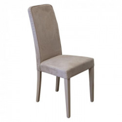 Artilegno Florida B Sedia Struttura in Legno, Tessuto Microfibra, 45x45x100 cm, Tortora