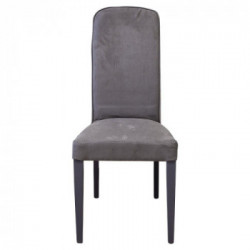 Artilegno Florida B Sedia Struttura in Legno, Tessuto Microfibra, 45x45x100 cm, Grigio