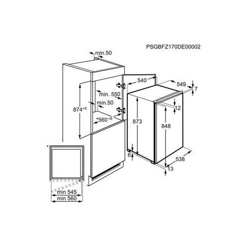 Electrolux LUB3AE88S - Congelatore Verticale,...