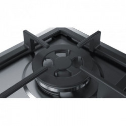Bosch PGH6B5B90 - Piano Cottura a Gas, Serie 4, 4 Fuochi, 60 cm, Inox