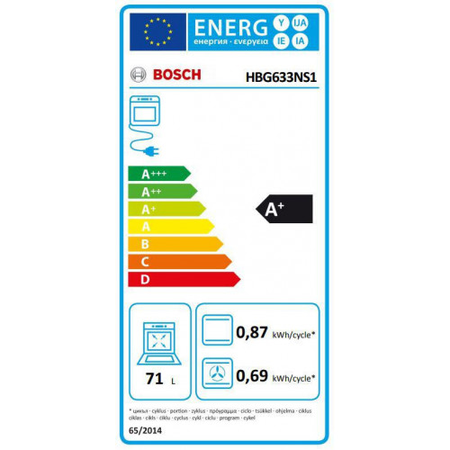 Bosch HBG633NS1 - Forno da Incasso, Serie 8,...