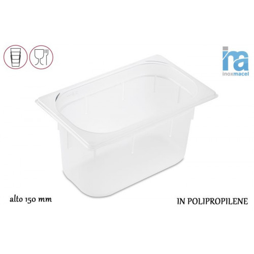GASTRON.POLIPROP.VASCHETTA GN1/4 H150