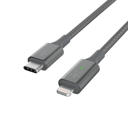 Belkin Smart LED USB-C to Lightning Grigio