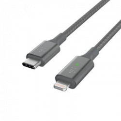 Belkin Smart LED USB-C to Lightning Grigio