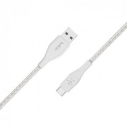 Belkin DuraTek Plus cavo USB 1,2 m USB 2.0 USB A USB C Bianco