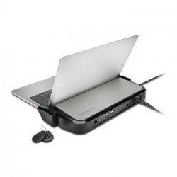 Kensington LD4650P Cablato USB 3.2 Gen 1 (3.1 Gen 1) Type-C Nero, Argento