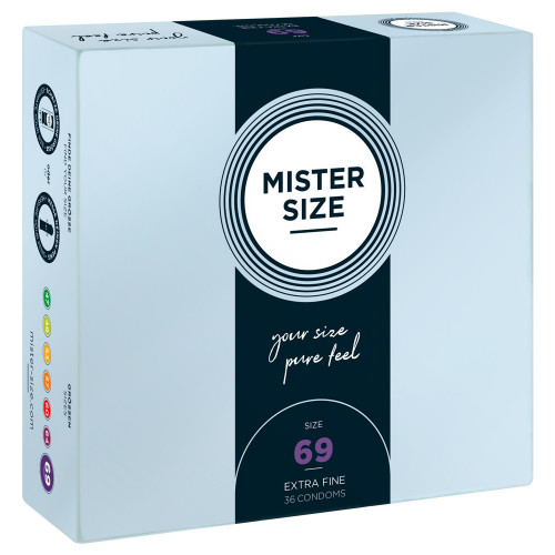 Mister Size 69 mm - Preservativi Sottili in...