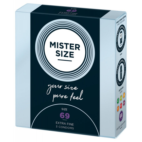 Mister Size 69 mm - Preservativi Sottili in...