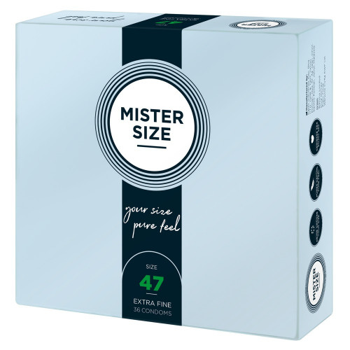 Mister Size 47 mm - Preservativi Sottili in...