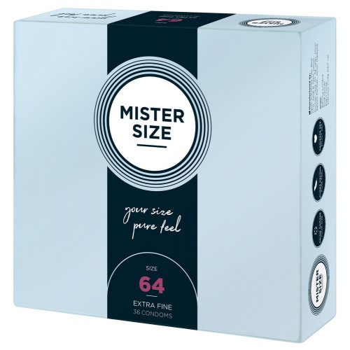 Mister Size 64 mm - Preservativi Sottili in...