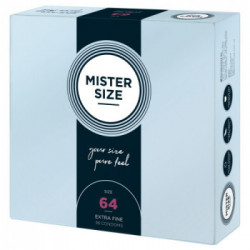 Mister Size 64 mm - Preservativi Sottili in Lattice, Confezione da 36