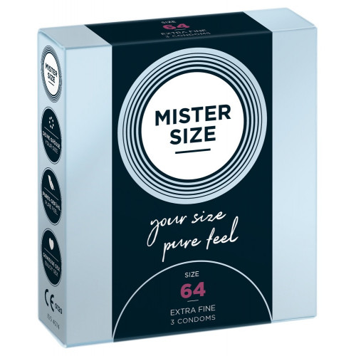 Mister Size 64 mm - Preservativi Sottili in...