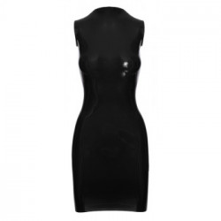Late X Ivonne - Miniabito in Lattice Nero, Taglia 2XL