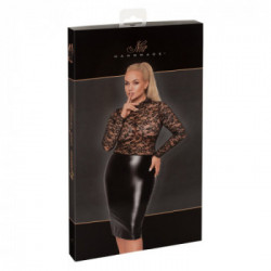 Noir Handmade Wanda - Miniabito Nero, Taglia 5XL