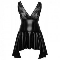 Noir Handmade Dirty P - Miniabito Nero, Taglia 4XL