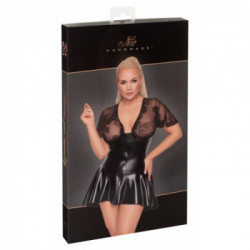 Noir Handmade Cassandra - Miniabito Nero, Taglia 5XL