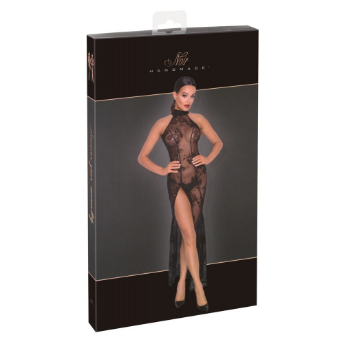 Noir Handmade Carla - Abito senza Maniche Nero,...