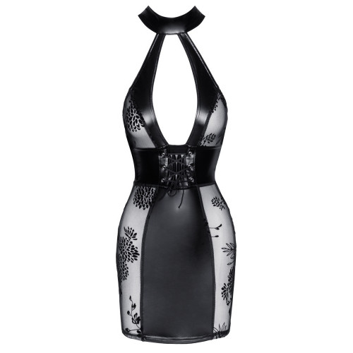 Noir Handmade Petra - Miniabito Nero, Taglia XL