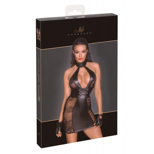 Noir Handmade Petra - Miniabito Nero, Taglia M