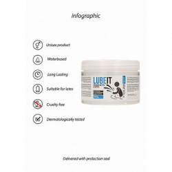 Shots Lube It - Lubrificante Anale, Base D'acqua, 500ml