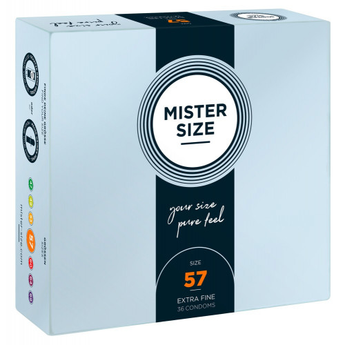 Mister Size 57 mm - Preservativi Sottili in...