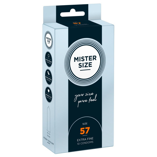 Mister Size 57 mm - Preservativi Sottili in...
