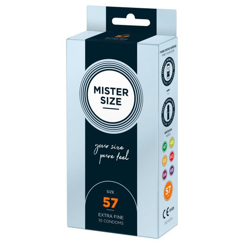 Mister Size 57 mm - Preservativi Sottili in...