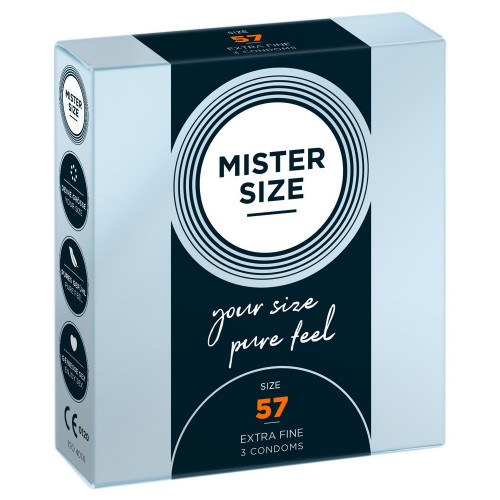 Mister Size 57 mm - Preservativi Sottili in...