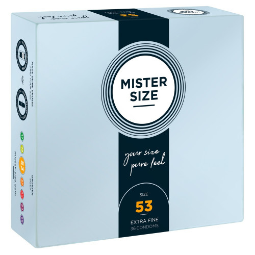 Mister Size 53 mm - Preservativi Sottili in...