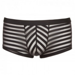 Svenjoyment Men's Pants - Boxer da Uomo Neri con Strisce Trasparenti, Taglia XL