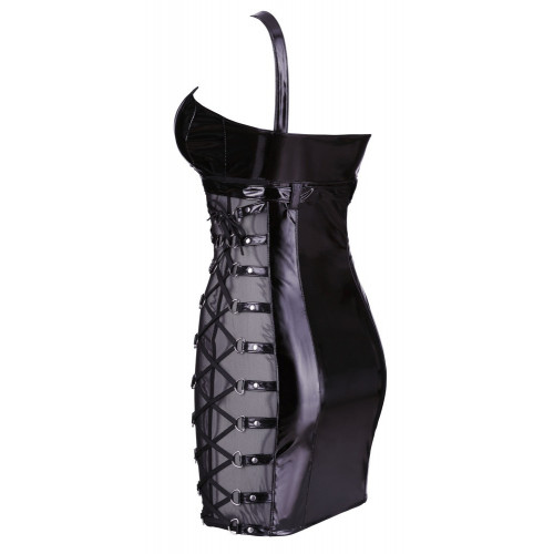 Black Level Vinyl Penelope - Miniabito Nero...