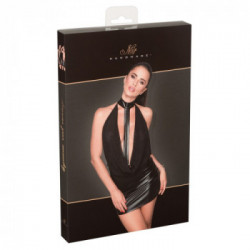 Noir Handmade Transparent B - Miniabito Nero, Taglia L