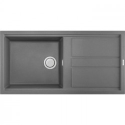 Elleci LGB48048 - Lavello best 480, 100X51, 1VG, grigio cemento