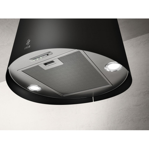 Elica JUNO BK/F 51 - Cappa Filtrante Sospesa,...