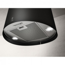 Elica JUNO BK/F 51 - Cappa Filtrante Sospesa, Nero, 50 cm, 620 m³/h, PRF0071970, A