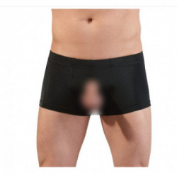 Svenjoyment Showmaster - Boxer da Uomo Neri, Pene e Testicoli Scoperti, Taglia 2XL