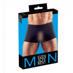 Svenjoyment Showmaster - Boxer da Uomo Neri, Pene e Testicoli Scoperti, Taglia S